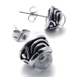 Diamond Titanium Earrings 20255