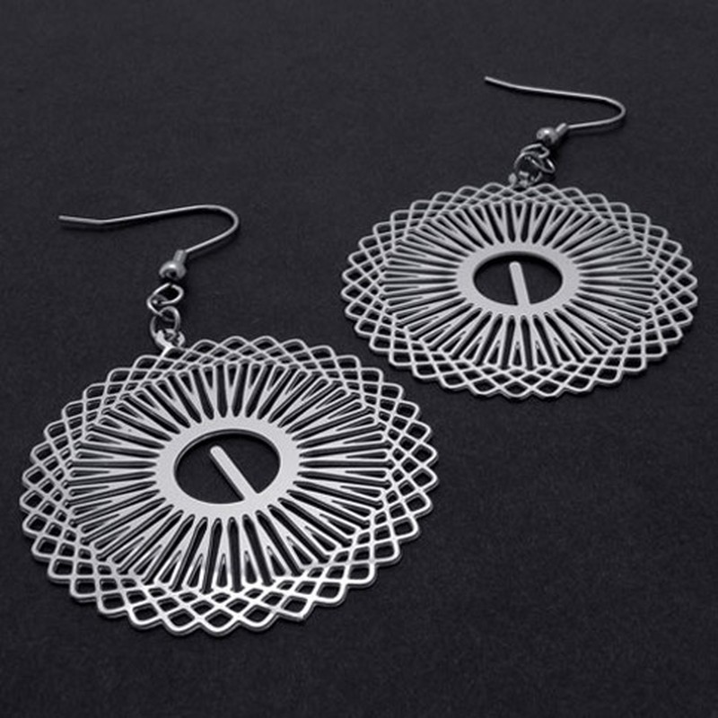 Hollow Titanium Earrings 20241