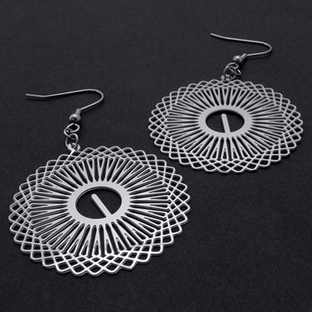 Hollow Titanium Earrings 20241