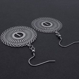 Hollow Titanium Earrings 20241