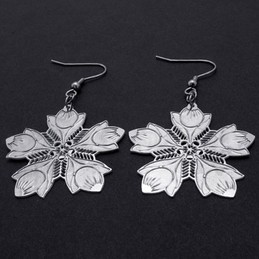 Hollow Titanium Earrings 20240