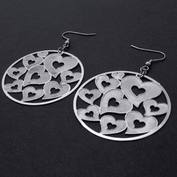 Hollow Titanium Earrings 20239
