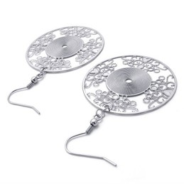 Hollow Titanium Earrings 20238