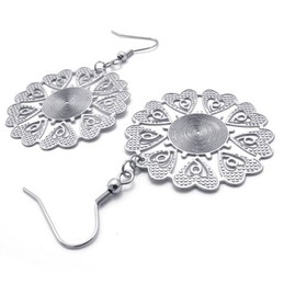 Sweet Flower Titanium Earrings 20234