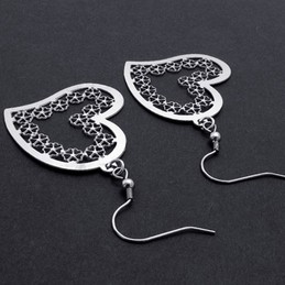 Heart Titanium Earrings 20232