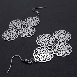 Hollow Titanium Earrings 20228