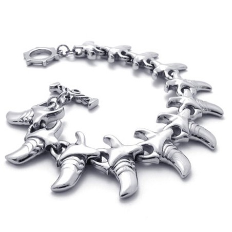 8.7 inch Horn Titanium Bracelet 20823