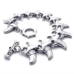 8.7 inch Horn Titanium Bracelet 20823