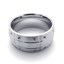 Polished Titanium Ring 20955