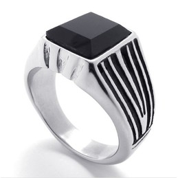 Gem Titanium Ring 20942