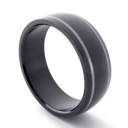 Black Titanium Ring 20828