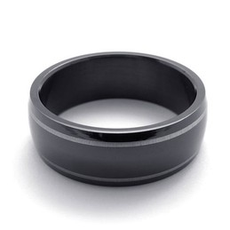 Black Titanium Ring 20828