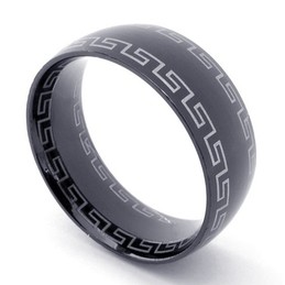 Black Titanium Ring 20827