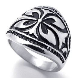 Cross Titanium Ring 20209