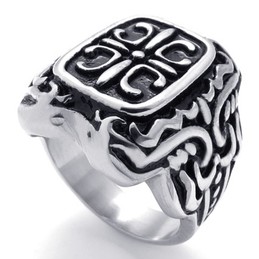 Crown Titanium Ring 20206