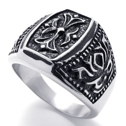 Crown Titanium Ring 20205