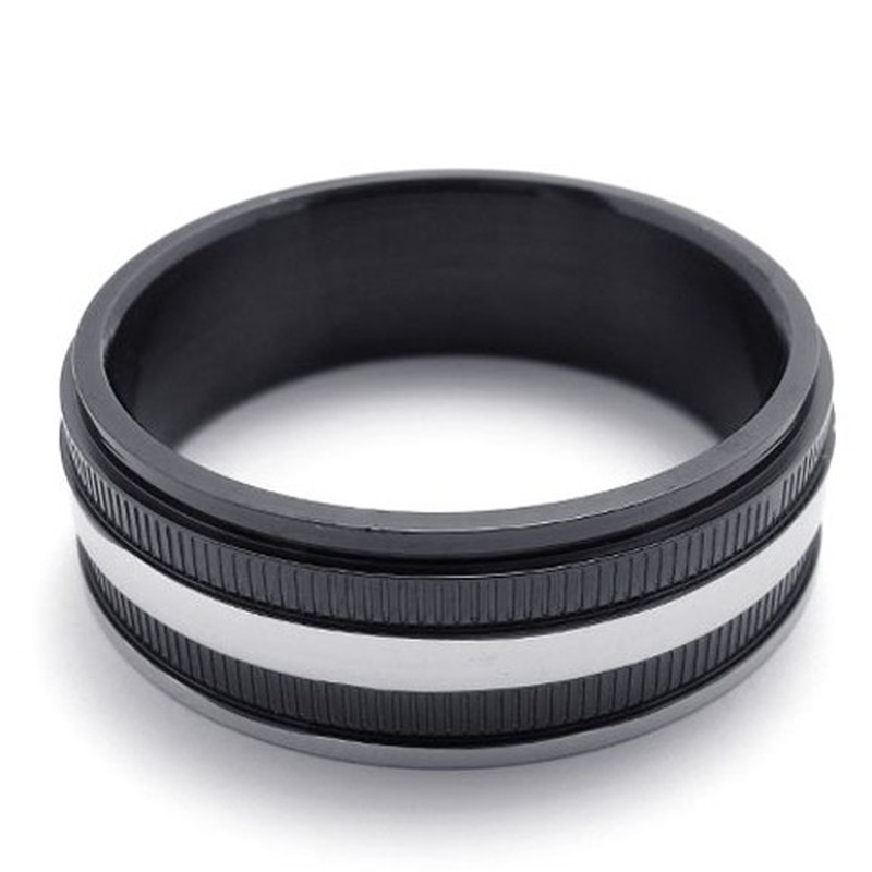 Black Titanium Ring 20175