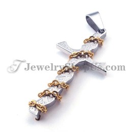 Elegant Titanium Cross Pendant