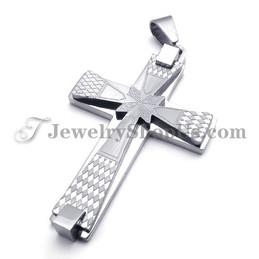 Elegant Titanium Cross Pendant