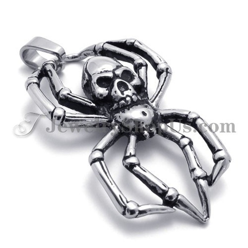 Fashion Titanium Spider Pendant