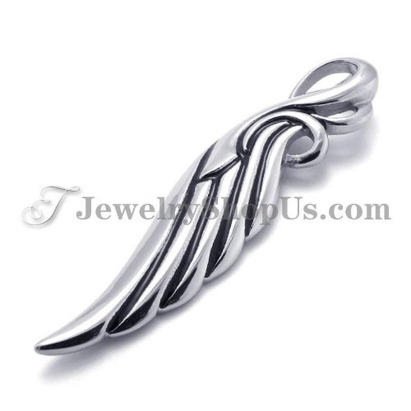 Titanium Wing Shape Titanium Pendant