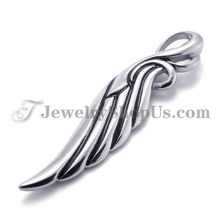 Titanium Wing Shape Titanium Pendant