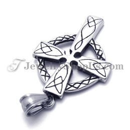 Elegant Titanium Cross Pendant