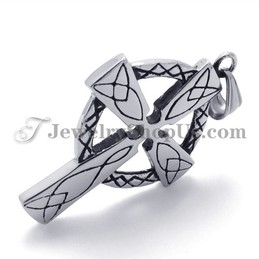 Elegant Titanium Cross Pendant