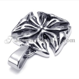 Classical Cross Black Titanium Pendant