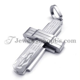 Gorgeous Titanium Cross Pendant