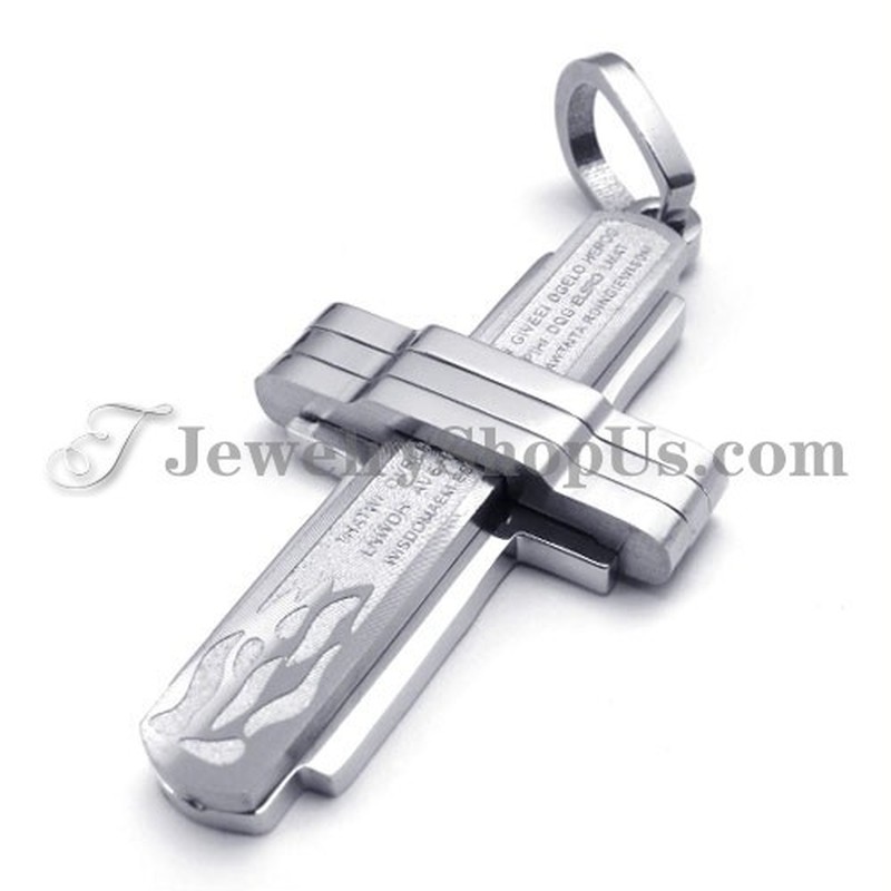 Gorgeous Titanium Cross Pendant