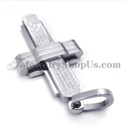 Gorgeous Titanium Cross Pendant