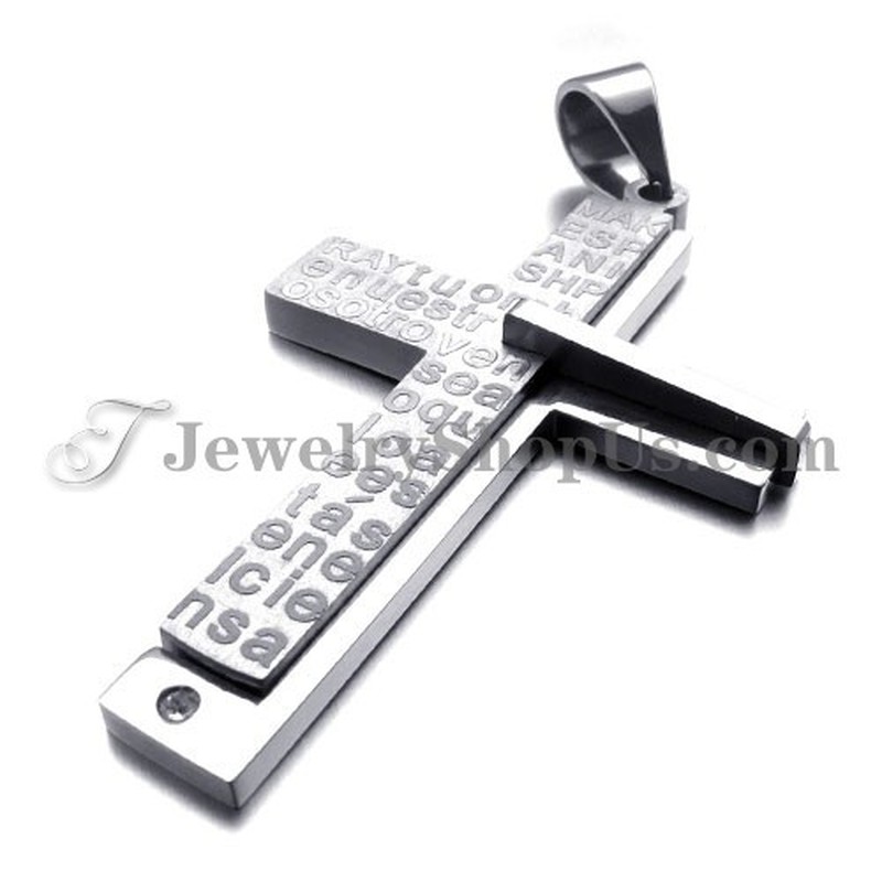 Gorgeous Cross Titanium Pendant