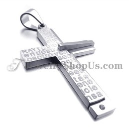 Gorgeous Cross Titanium Pendant