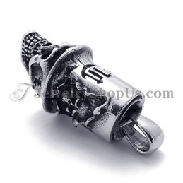 Fashion Skull and Hat Shape Titanium Pendant
