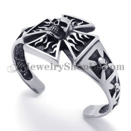 Fashion Cross Titanium Bracelet