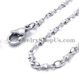 Gorgeous Titanium Stars Necklace