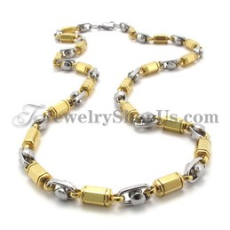 Elegant Titanium Men's Necklace