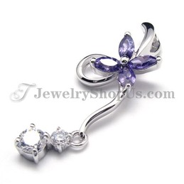 925 Silver Pendant with Zircon (Electroplating platinum) with Free Chain