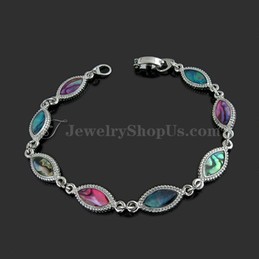 Colorful Shells Alloy Bracelet 