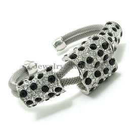 Fashion Alloy Bracelet with Rhinestones