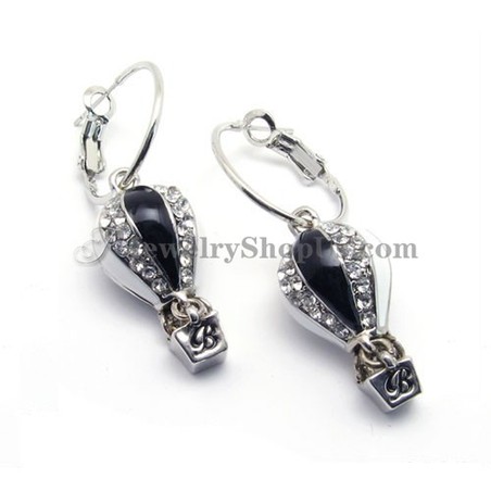 Hot-air balloon Alloy Earrings with Rhinestones