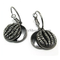 Watermelon Shape Alloy Rhinestones Earrings 