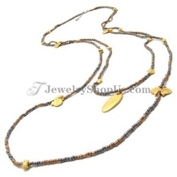Gorgeous Alloy Necklace with Plexiglass