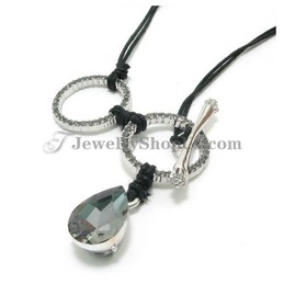 Fashion Alloy Pendant with Zircon