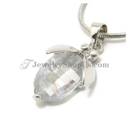Gorgeous Strawberry Alloy Pendant with Zircon