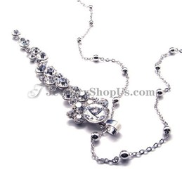 Gorgeous Alloy Pendant with Rhinestones