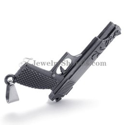 Fashion Alloy Pistol Shape Pendant