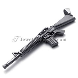 Fine Alloy Rifle Shotgun Pendant