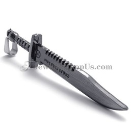 Fine Dagger Alloy Pendant